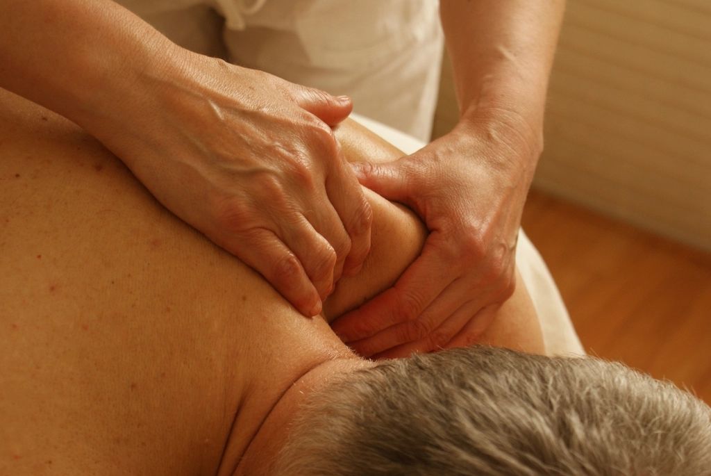 A spa treatment room prepared for a guest
